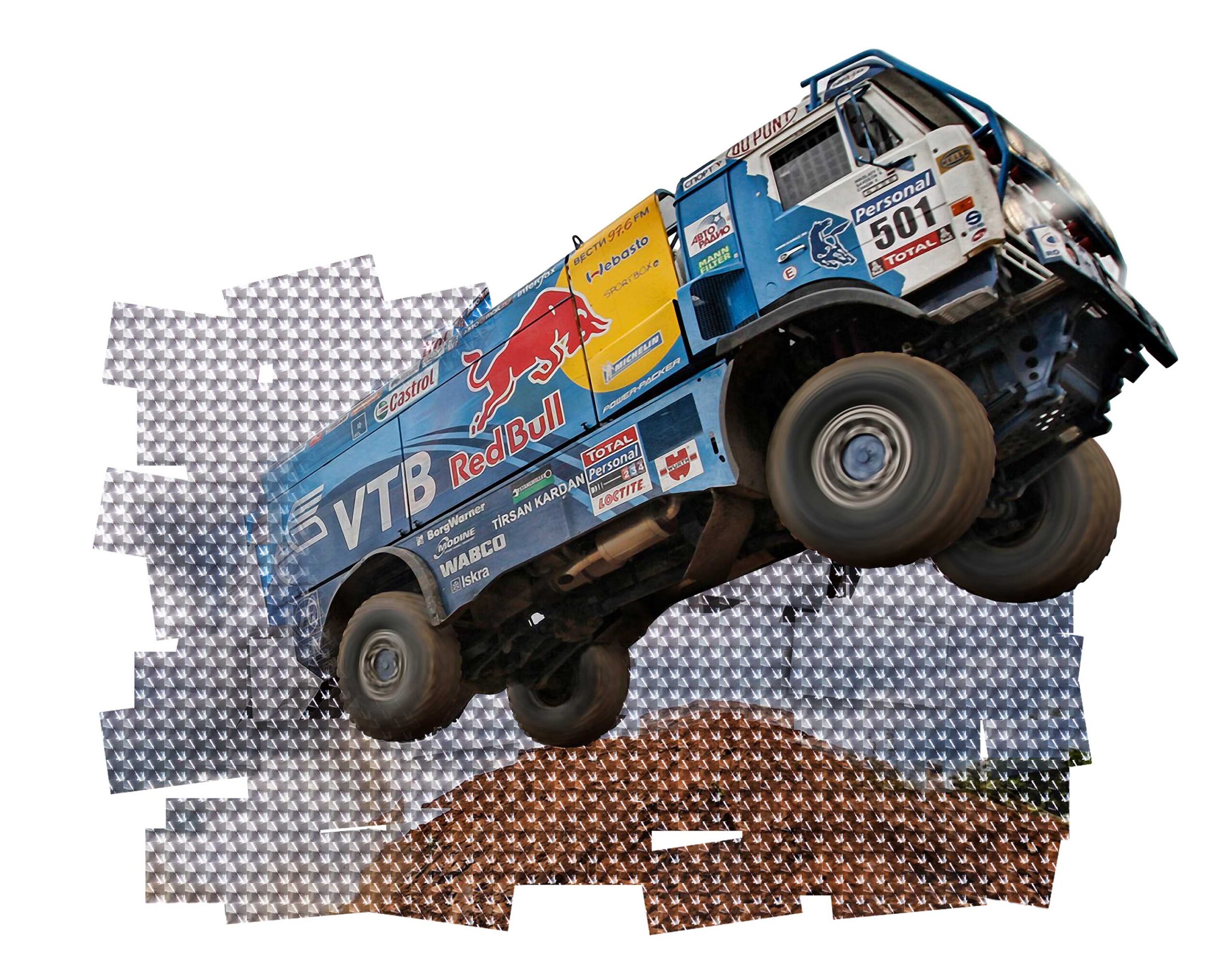 Redbull Truck 3D Wall Sticker