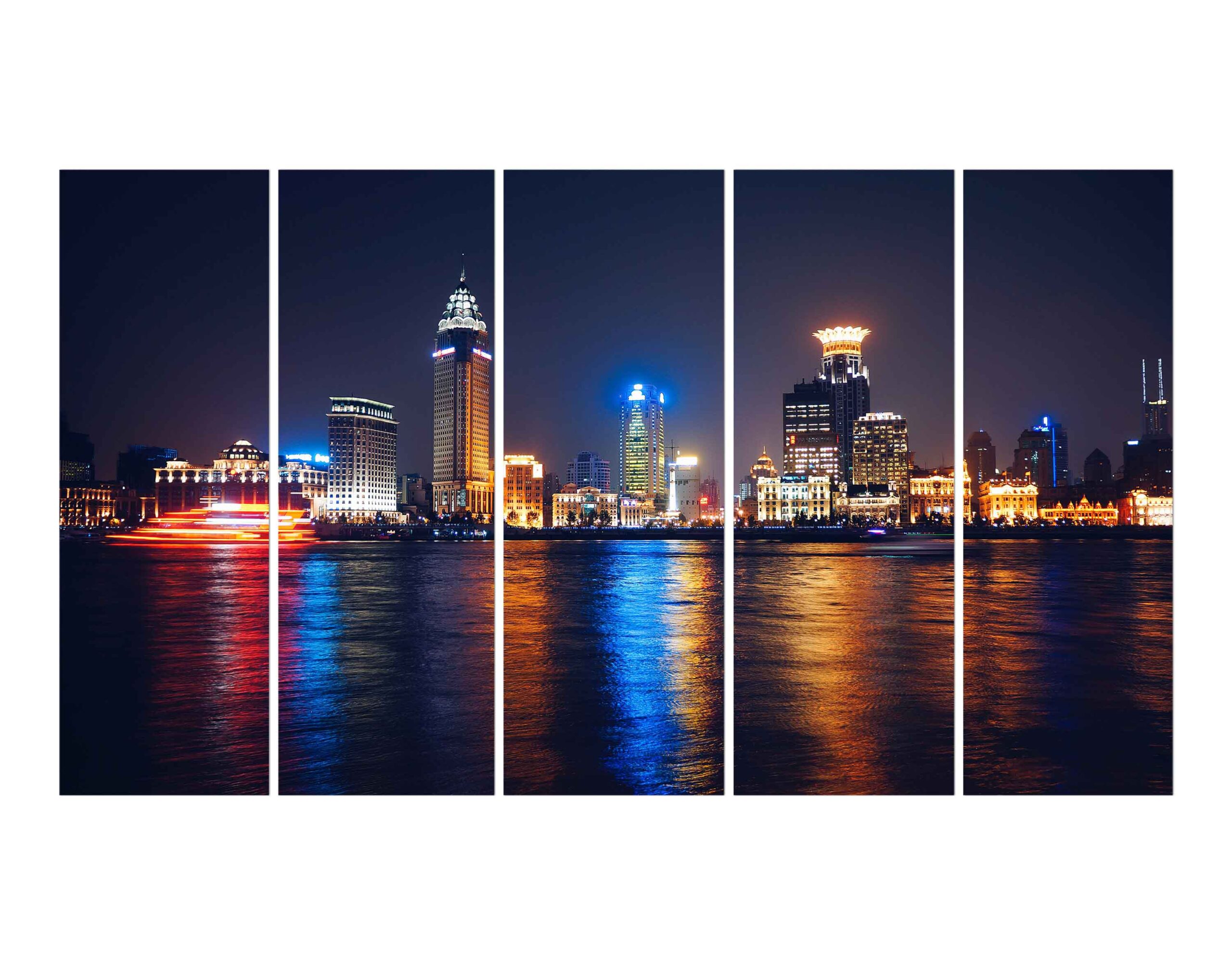Shanghai Skyline Panorama Wall Photo Print