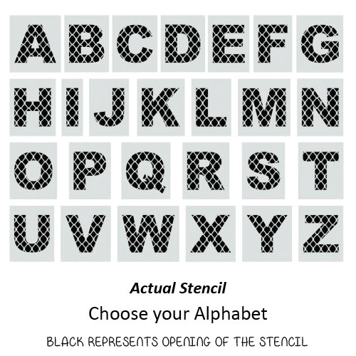 Choose your Alphabet Paint Stencil