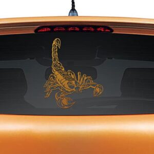 Scorpion You Copper Rear Car Sticker