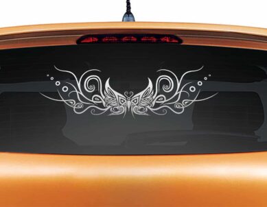 Bubbly Butterfly Car Graphics