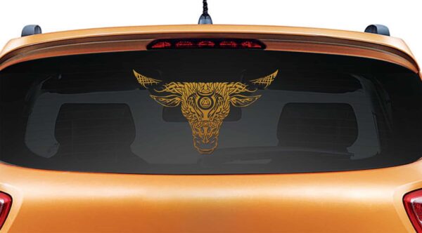 Raging Bull Copper Rear Car Sticker
