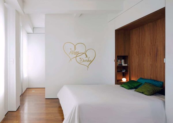 Love Hearts Bedroom2 sticker