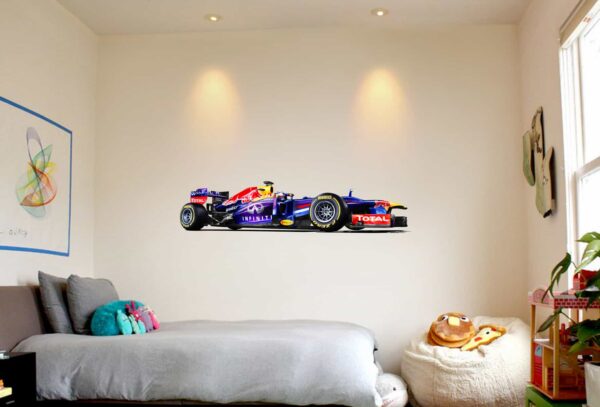 F1 car Teen room sticker