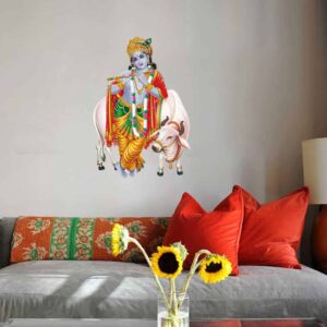 Gopala Krishna Wall Painting Living room