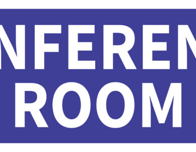 “Conference Room” for Office Foam Sign Board – 18 in x 6.5 in